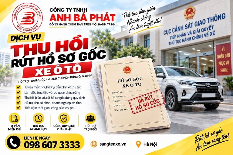 Hỗ trợ hồ sơ xe di chuyển – Ô Tô, xe máy